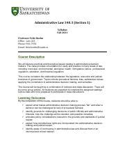 pam 223 - Administrative LAW .